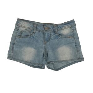 Sequin Hearts Denim Jean Shorts Size 0 Women’s